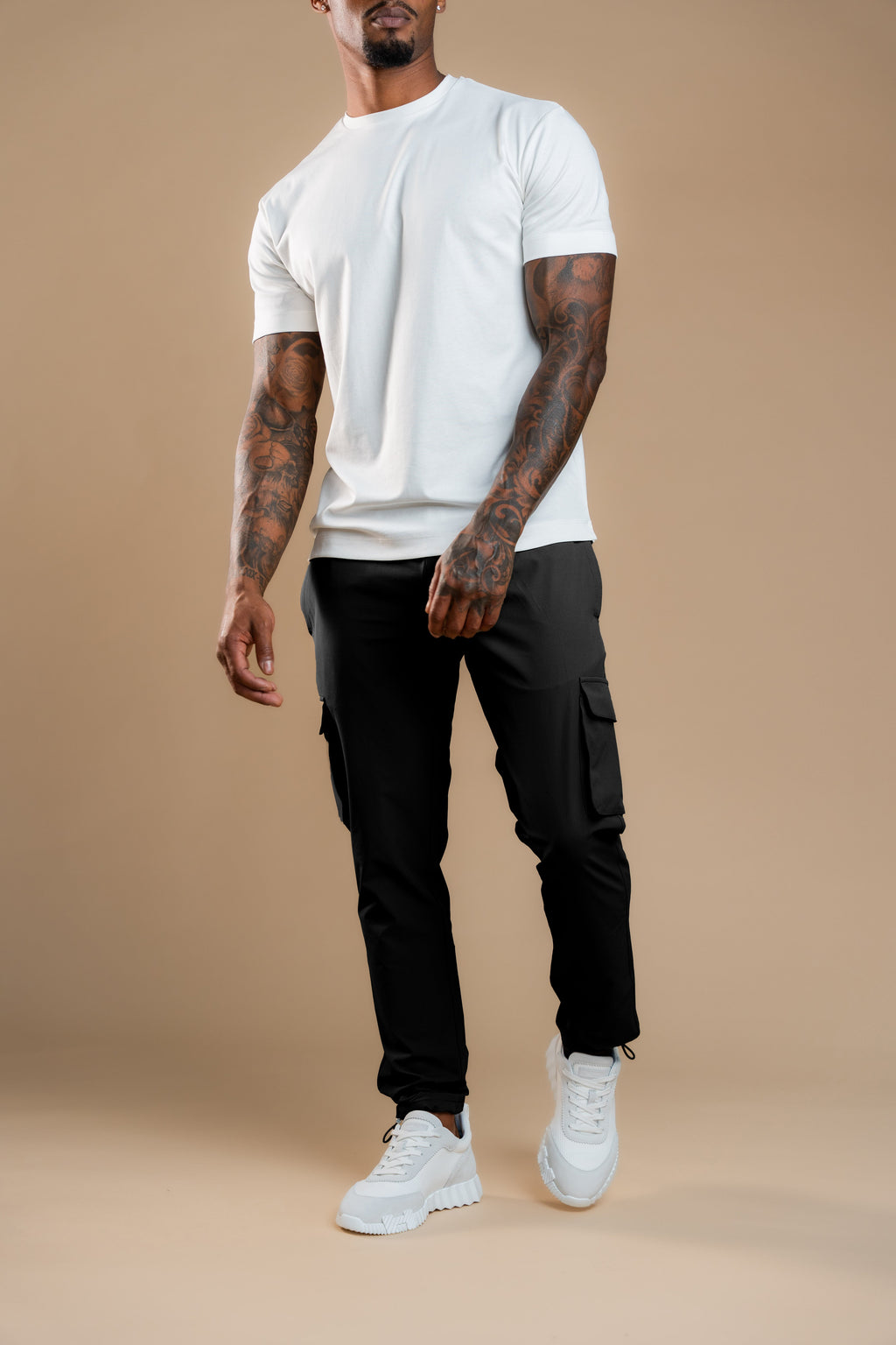 Cargo Tech Pants - Black
