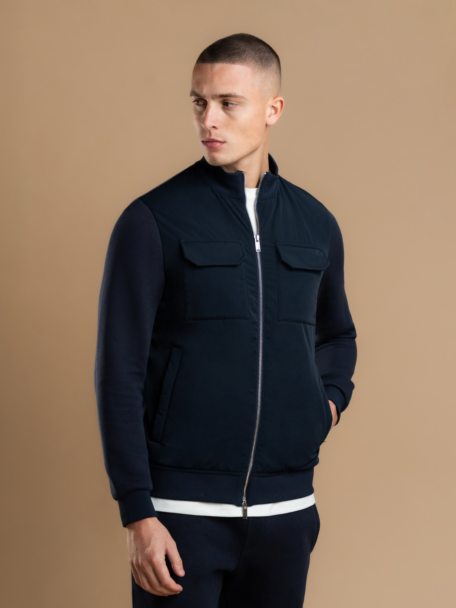 Hybrid Suit - Navy