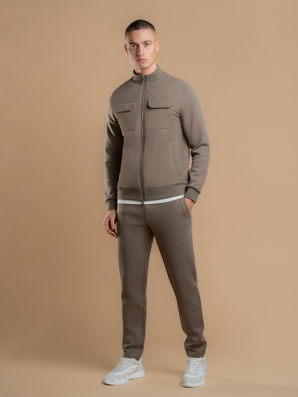 Hybrid Suit - Taupe
