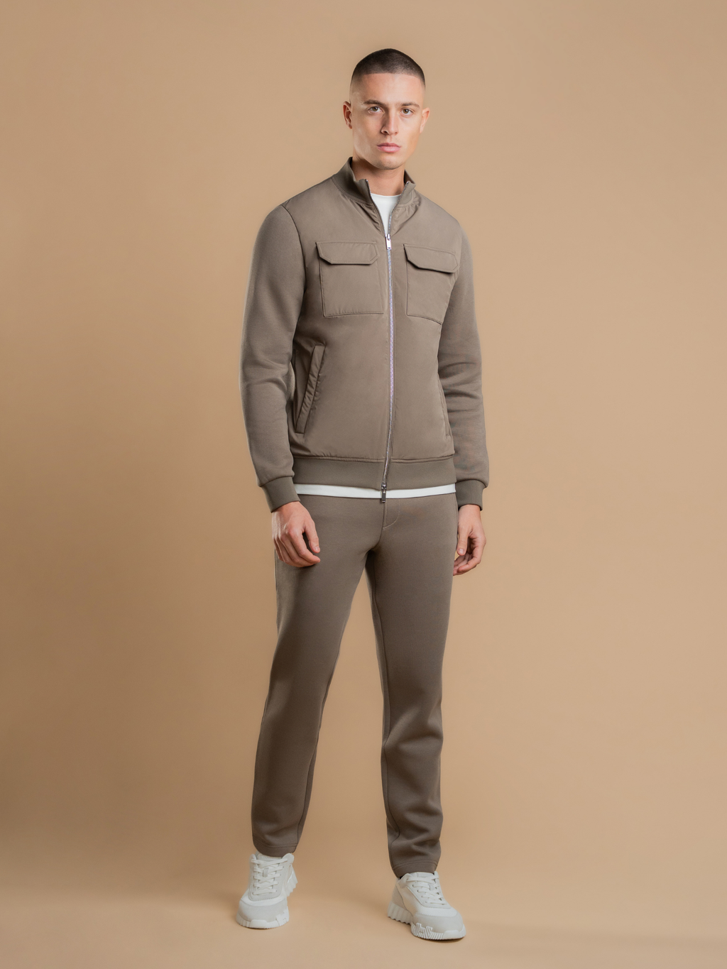 Hybrid Jacket - Taupe