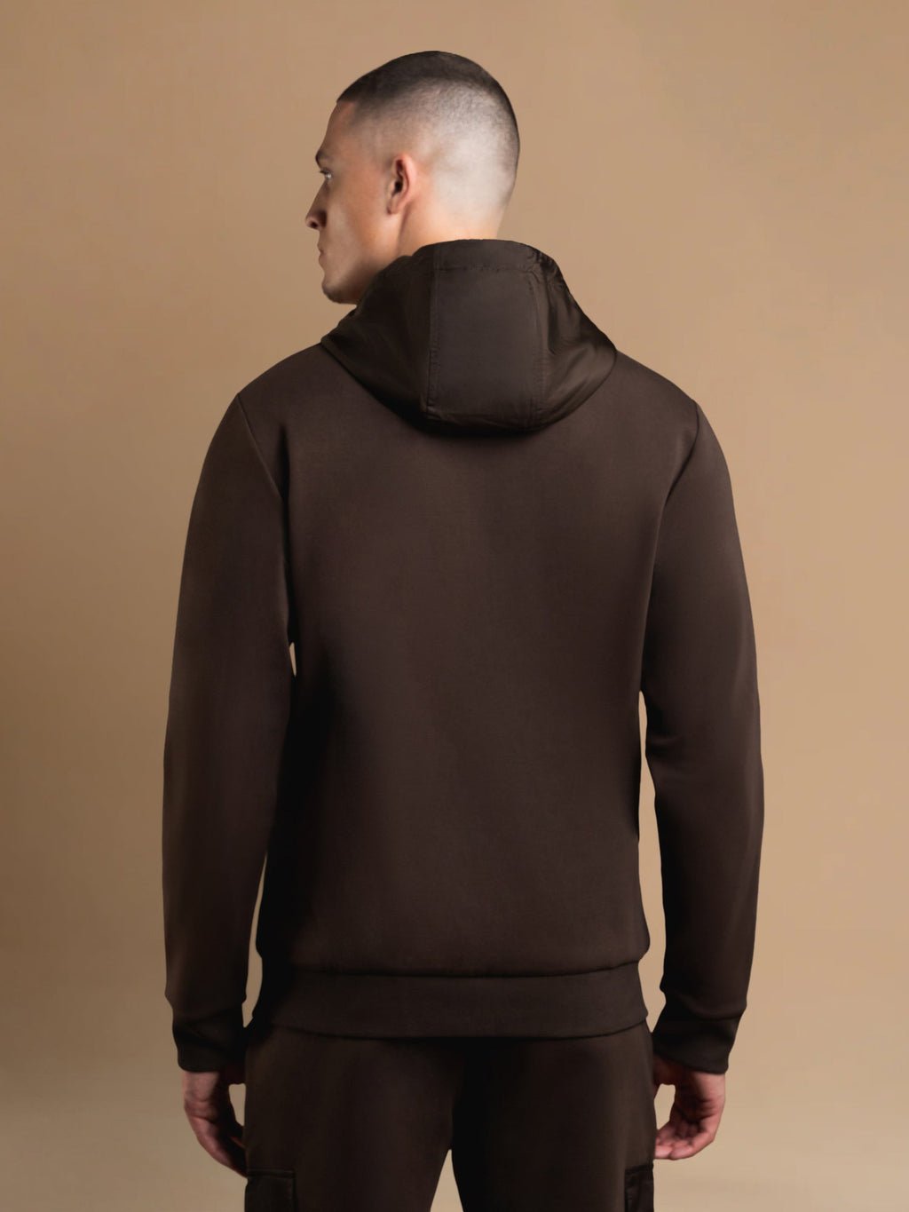 Hybrid Flow Windbreaker - Brown