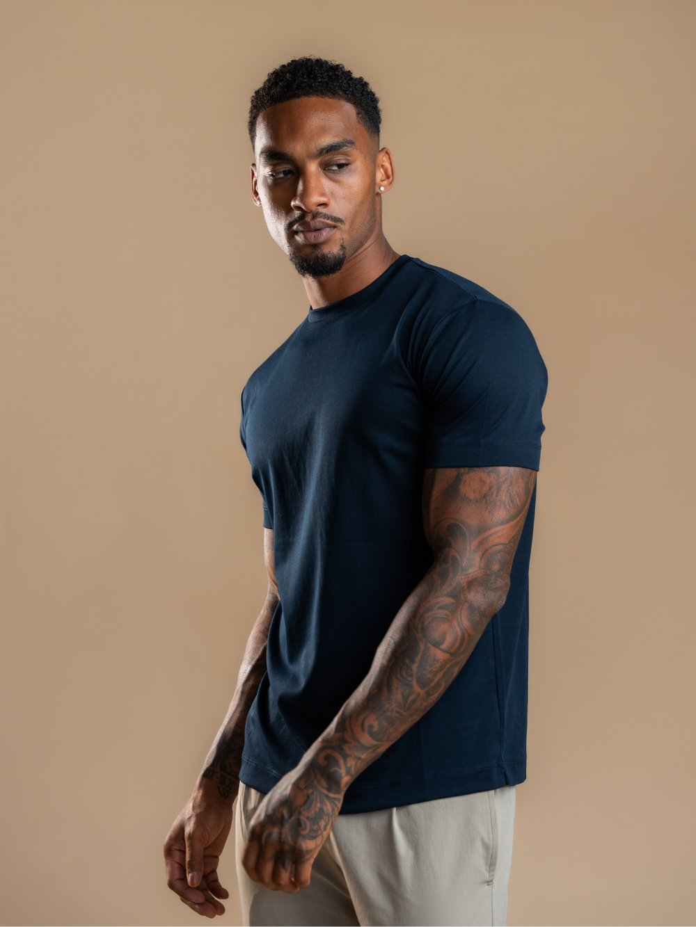 Essential Tailored T-Shirt - Navy