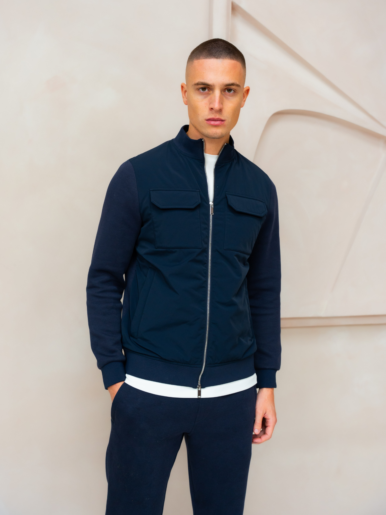 Hybrid Suit - Navy