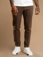 Essential Interlock Jogger - Brown