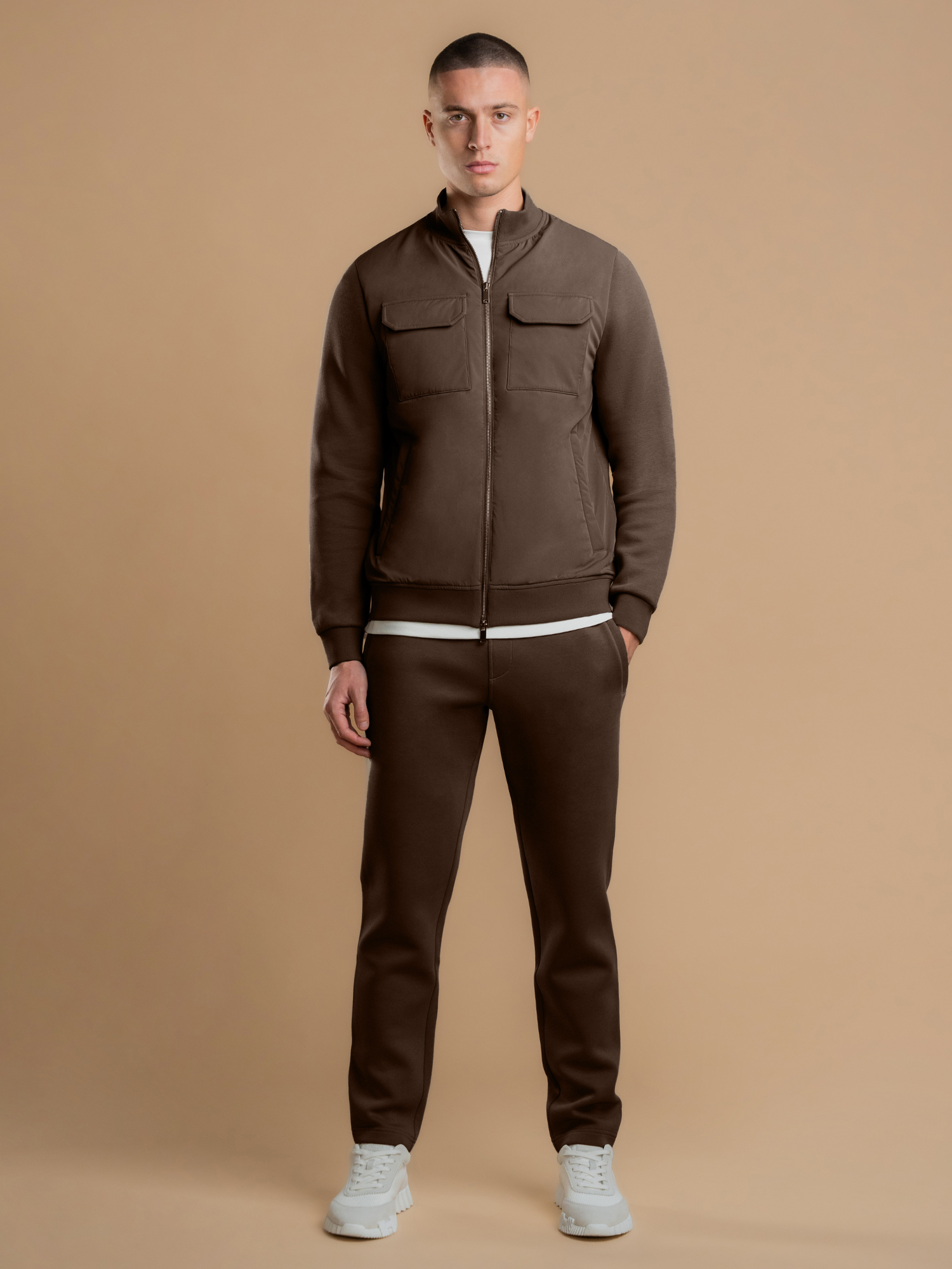 Hybrid Jacket - Brown