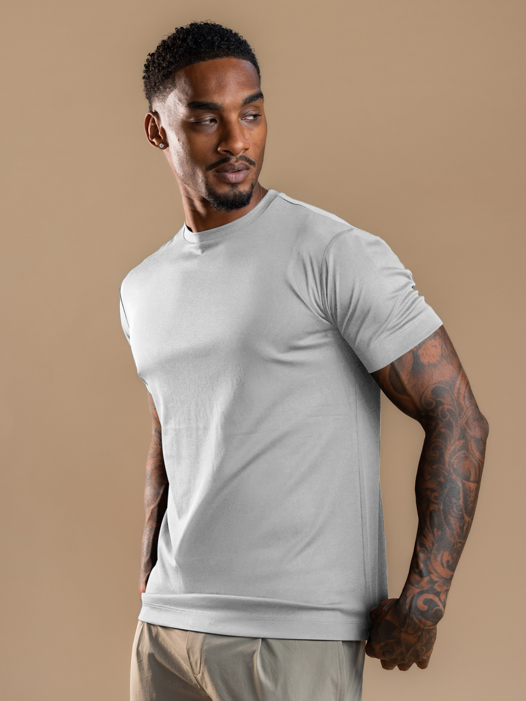Essential Tailored T-Shirt - Grey