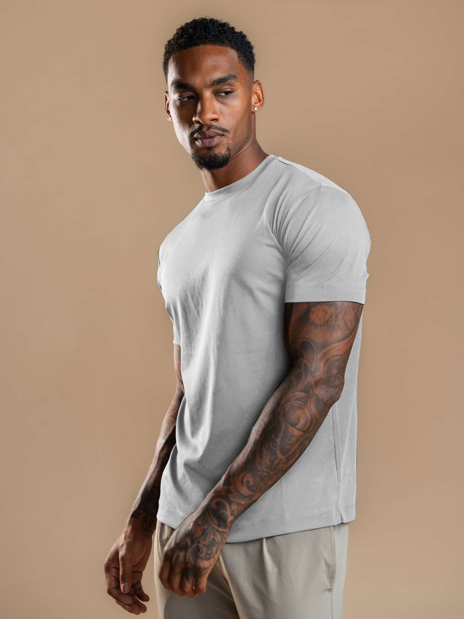 Essential Tailored T-Shirt - Grey