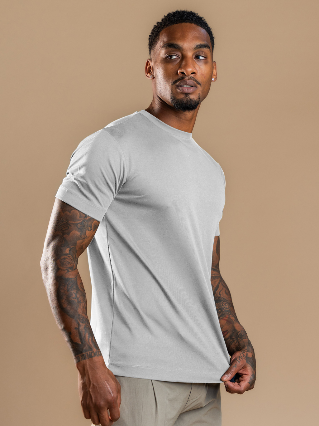 Essential Tailored T-Shirt - Grey