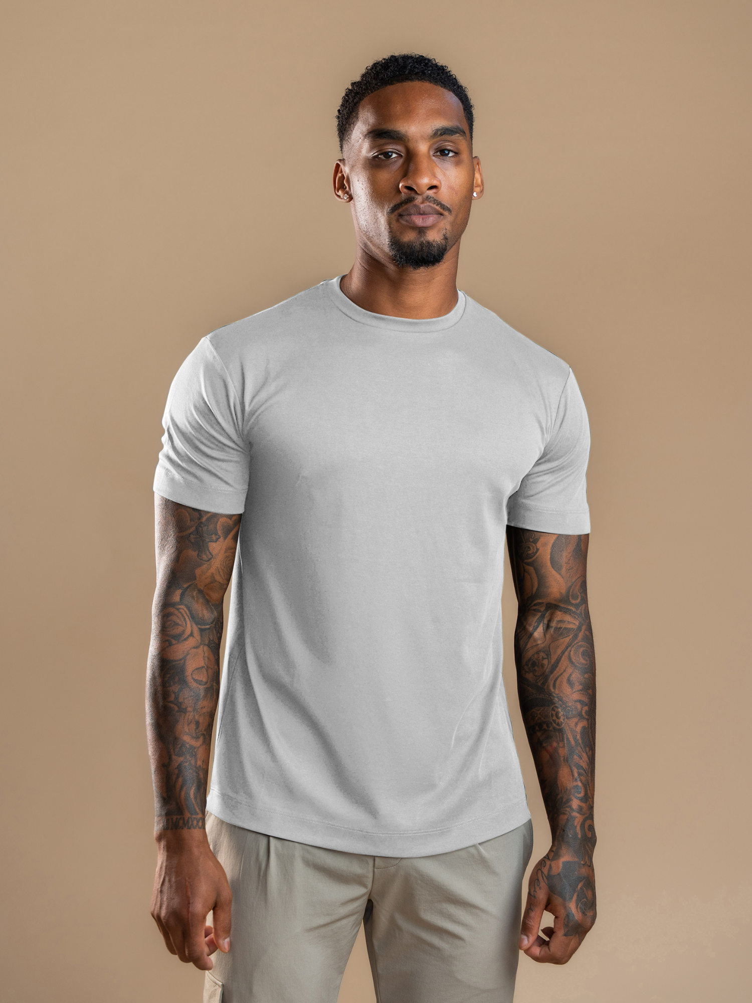 Essential Tailored T-Shirt - Grey